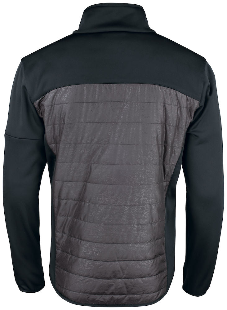 Clique Custer Mens Jacket. Bonded Fleece Jacket With Reflective Quilted Torso. XS-3XL - Summer Jacket - Logo Free Clothing