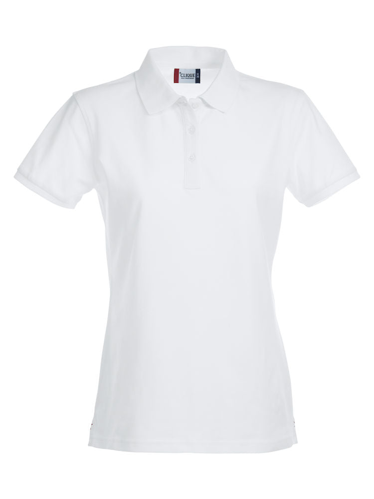 Clique Premium Stretch Ladies Polo Shirt. 12 Colours- XS-2XL - Polo Shirt - Logo Free Clothing