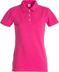 Clique Premium Stretch Ladies Polo Shirt. 12 Colours- XS-2XL - Polo Shirt - Logo Free Clothing