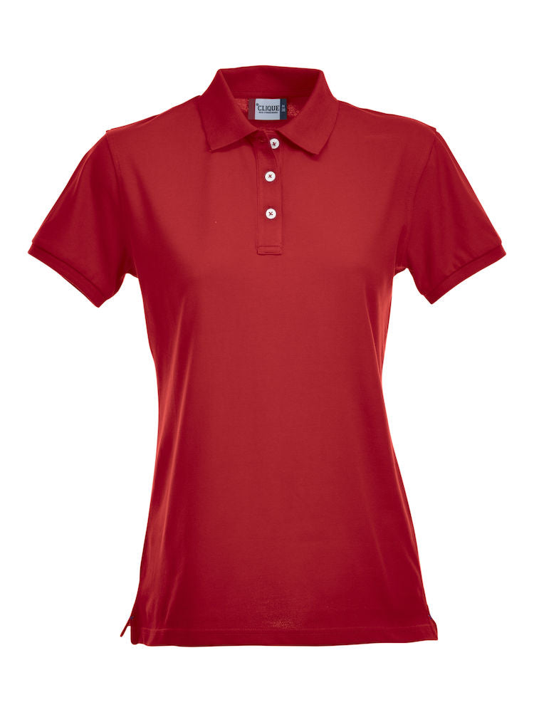 Clique Premium Stretch Ladies Polo Shirt. 12 Colours- XS-2XL - Polo Shirt - Logo Free Clothing