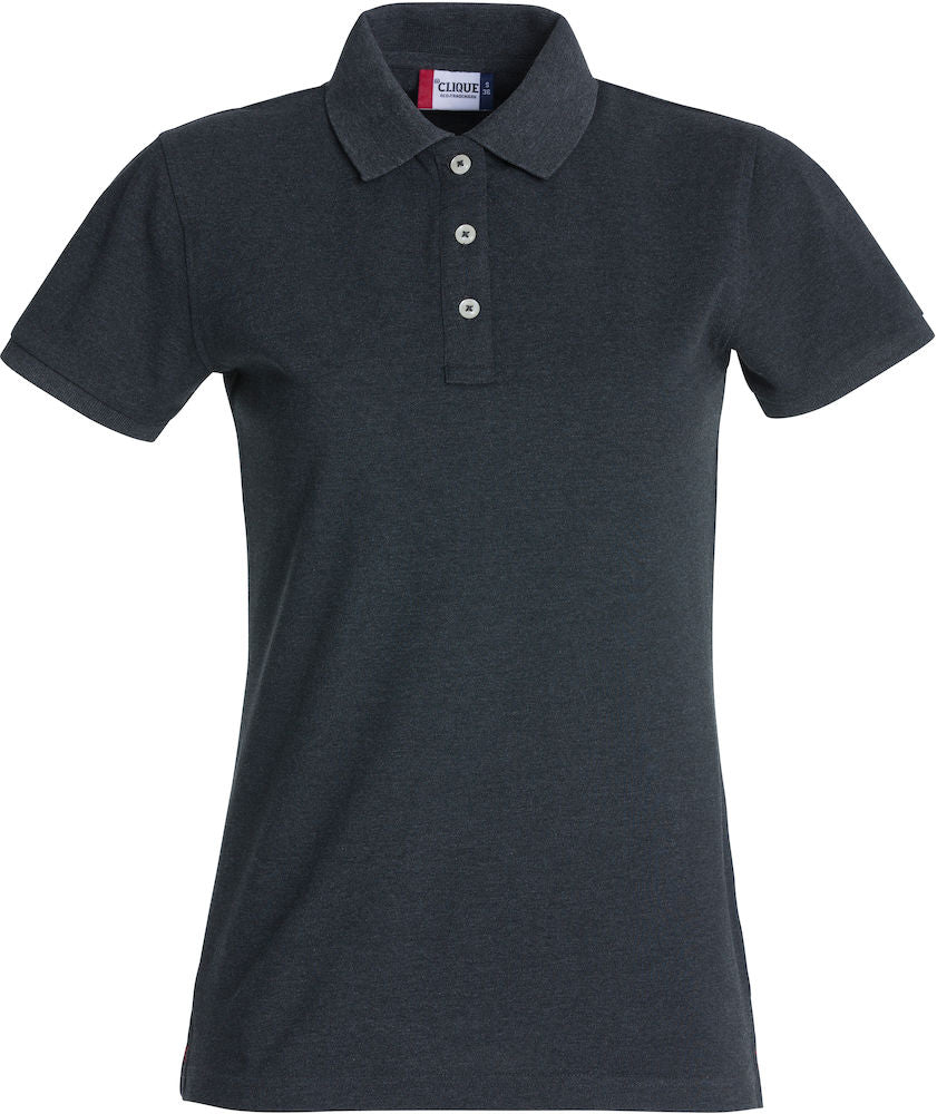 Clique Premium Stretch Ladies Polo Shirt. 12 Colours- XS-2XL - Polo Shirt - Logo Free Clothing