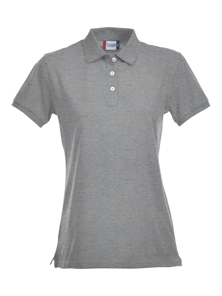 Clique Premium Stretch Ladies Polo Shirt. 12 Colours- XS-2XL - Polo Shirt - Logo Free Clothing