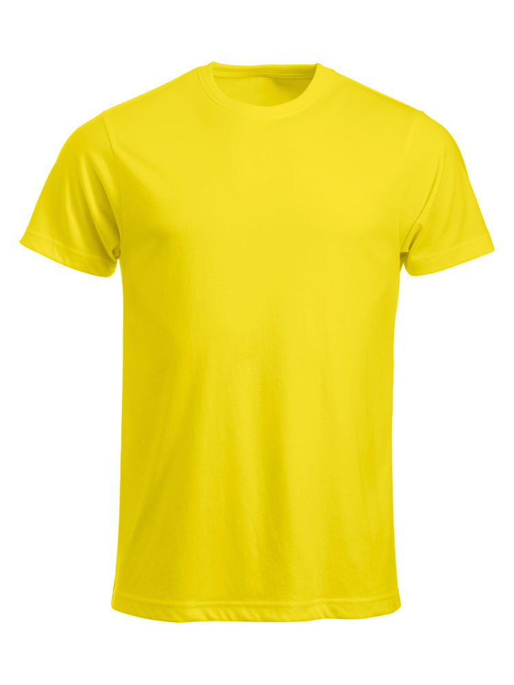 Clique Classic Tee. Pre-Shrunk Cotton Tee, Unisex Fit. 12 Colours. S-5XL - Tee Shirt - Logo Free Clothing