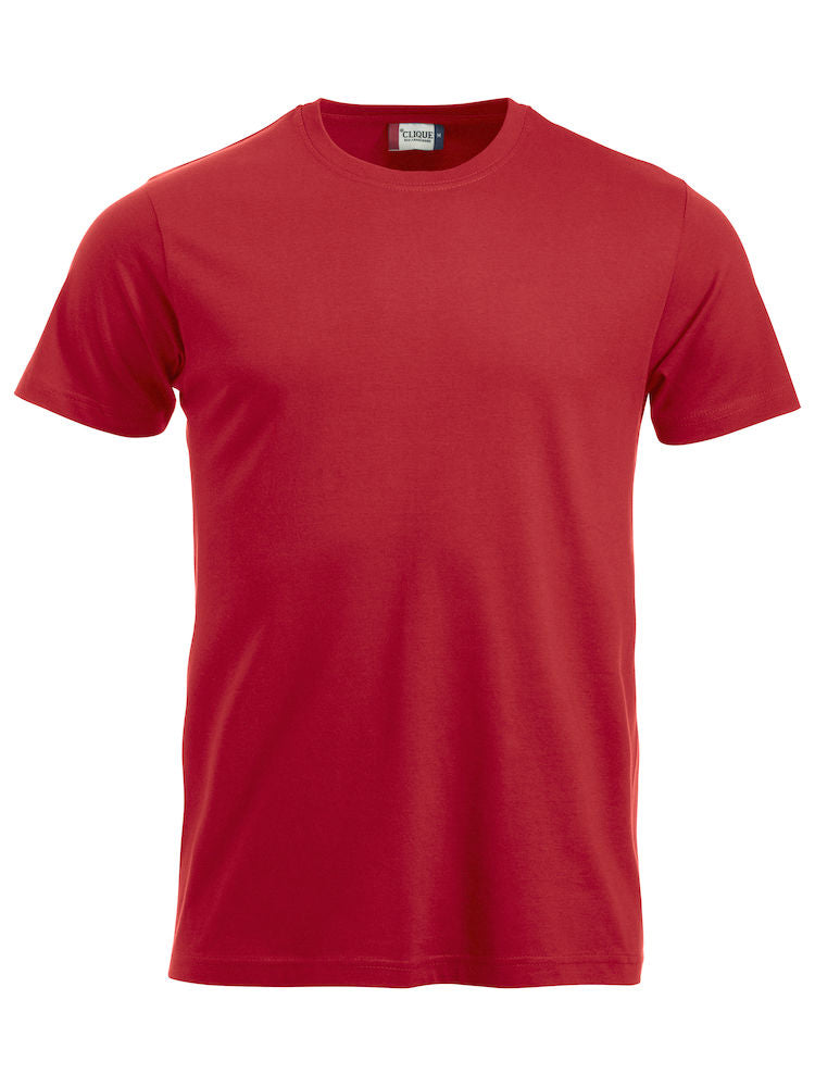Clique Classic Tee. Pre-Shrunk Cotton Tee, Unisex Fit. 12 Colours. S-5XL - Tee Shirt - Logo Free Clothing
