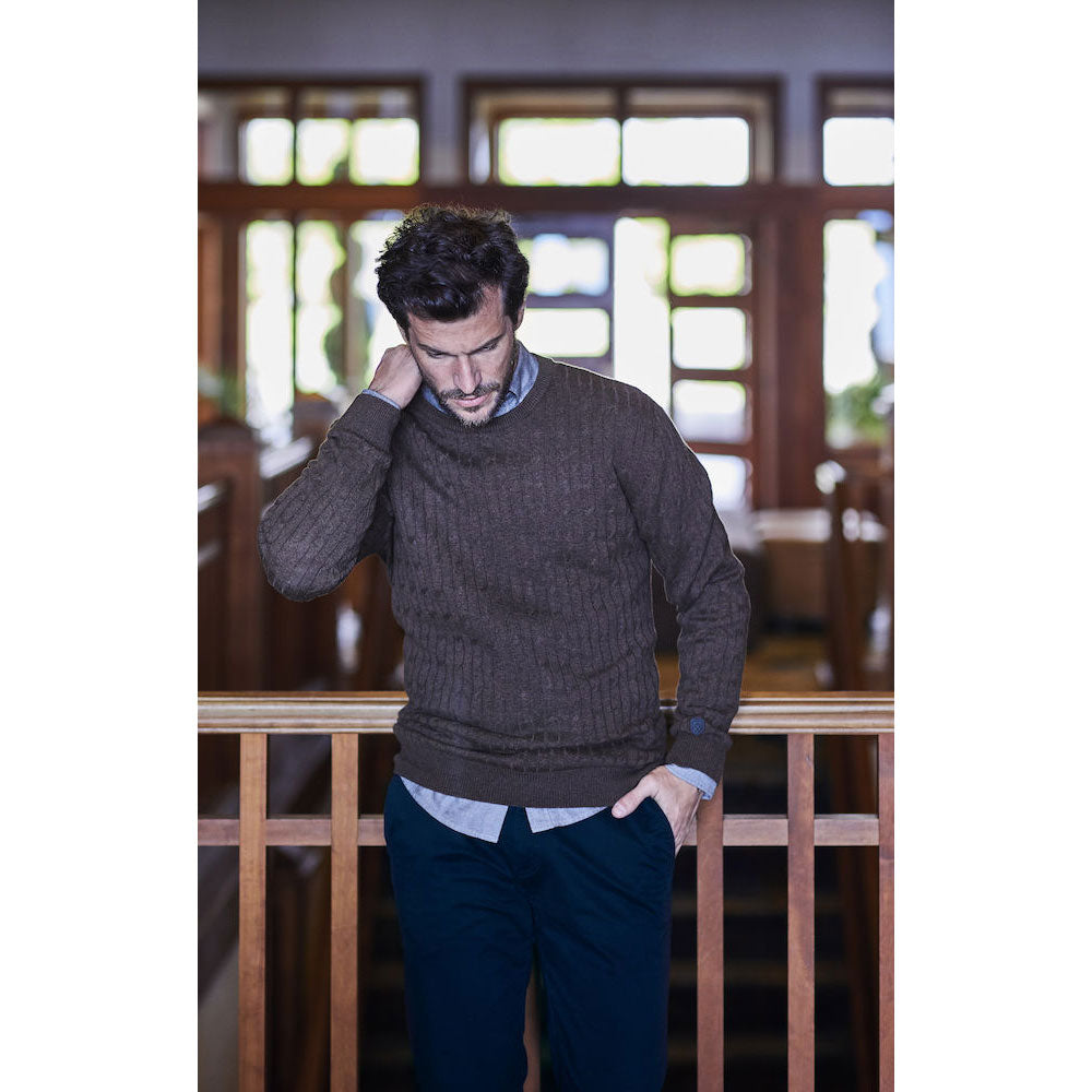 Cutter & Buck | Blakely Knitted Sweater Men | Logo Free Clothing