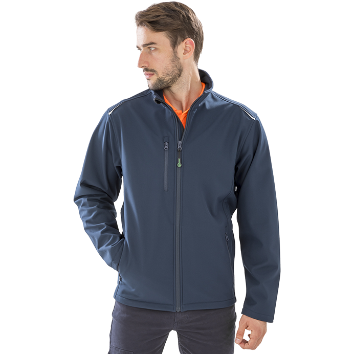 Result Genuine Recycled | Recycled 3-Layer Softshell Jacket | Logo Free Clothing