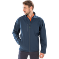 Result Recycled Mens 3-Layer Softshell Jacket | Waterproof | Black or Navy | XS-4XL - Summer Jacket - Logo Free Clothing