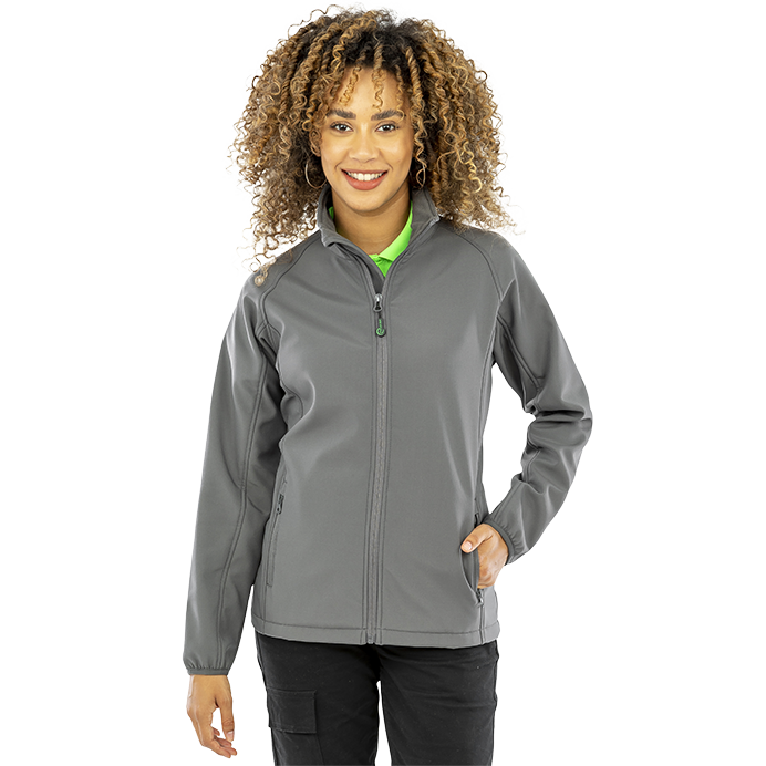 Result Genuine Recycled | Ladies Recycled 2-Layer Softshell | Logo Free Clothing