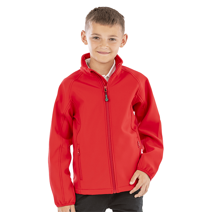 Result Genuine Recycled | Recycled Junior & Youth Softshell | Logo Free Clothing