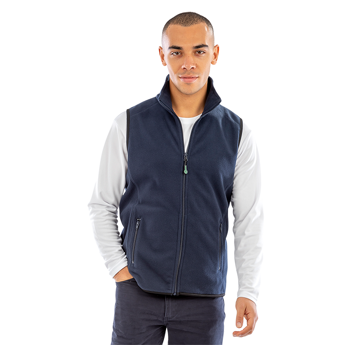 Result Genuine Recycled | Recycled Unisex Fleece Bodywarmer | Logo Free Clothing