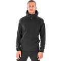 Result Recycled Unisex Microfleece Jacket | Lightweight Hooded Zip-Up Fleece | Black | XS-3XL - Fleece - Logo Free Clothing