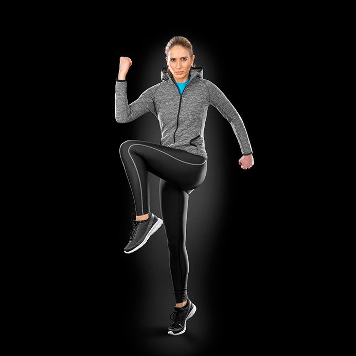 Spiro Fitness | Ladies Microfleece Hoodie | Logo Free Clothing