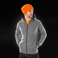Spiro Fitness Mens Microfleece Hoodie | Lightweight Full Zip Hoodie | Grey Marl | S-3XL - Hoodie - Logo Free Clothing