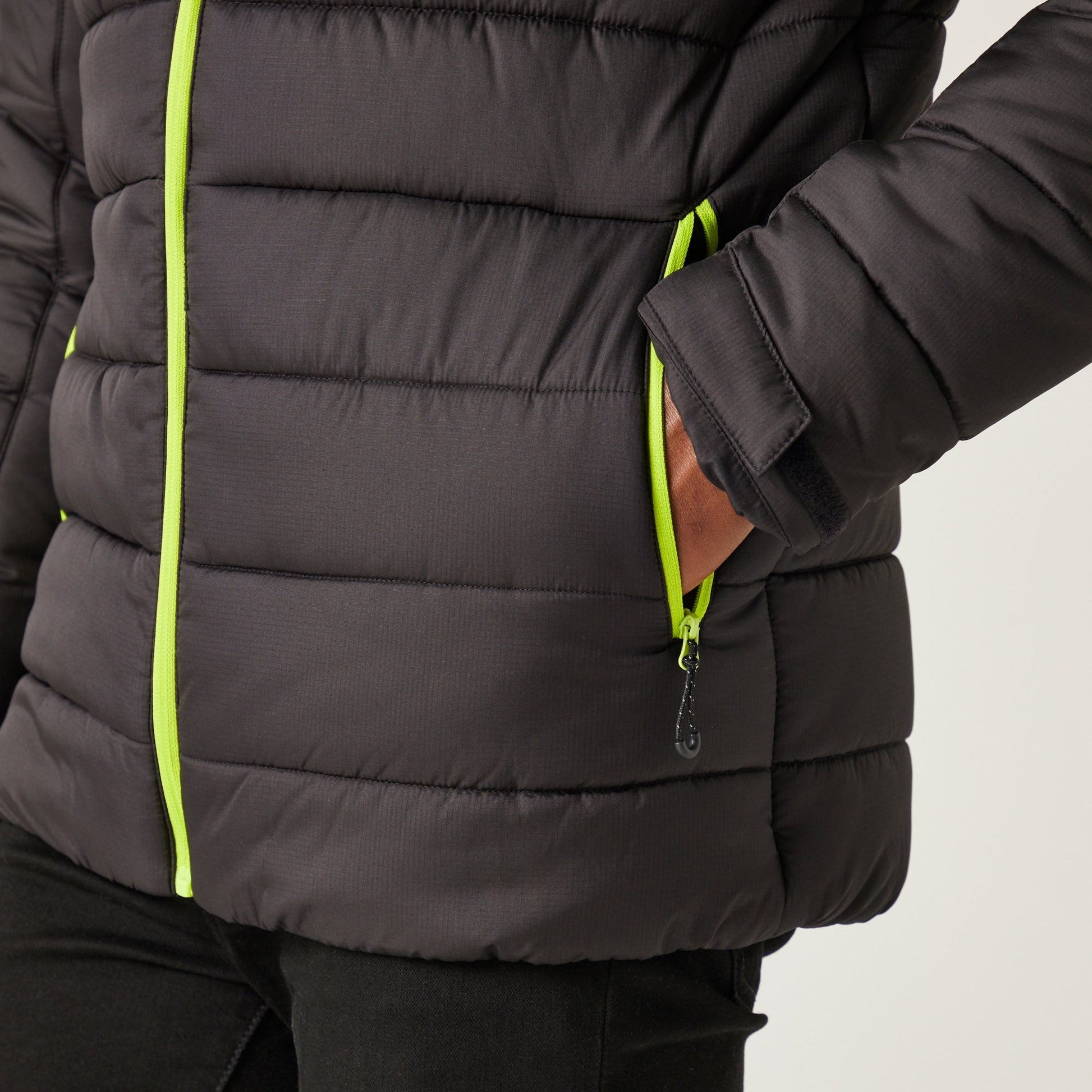 Regatta Navigate Mens Thermal Jacket | Lightweight Hooded Puffer | 7 Colours | S-3XL - Summer Jacket - Logo Free Clothing