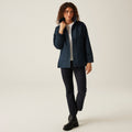 Regatta Hudson Ladies Fleece Lined Jacket | Waterproof | Hooded | Black or Navy | 10-18 - Winter Jacket - Logo Free Clothing