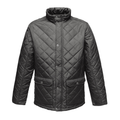 Regatta Tyler Mens Diamond Quilted Jacket | Insulated | Showerproof | Black or Navy | S-3XL - Summer Jacket - Logo Free Clothing