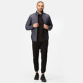 Regatta Tourer Mens Hybrid Jacket | Lightweight | Showerproof | Navy or Black | S-3XL - Summer Jacket - Logo Free Clothing
