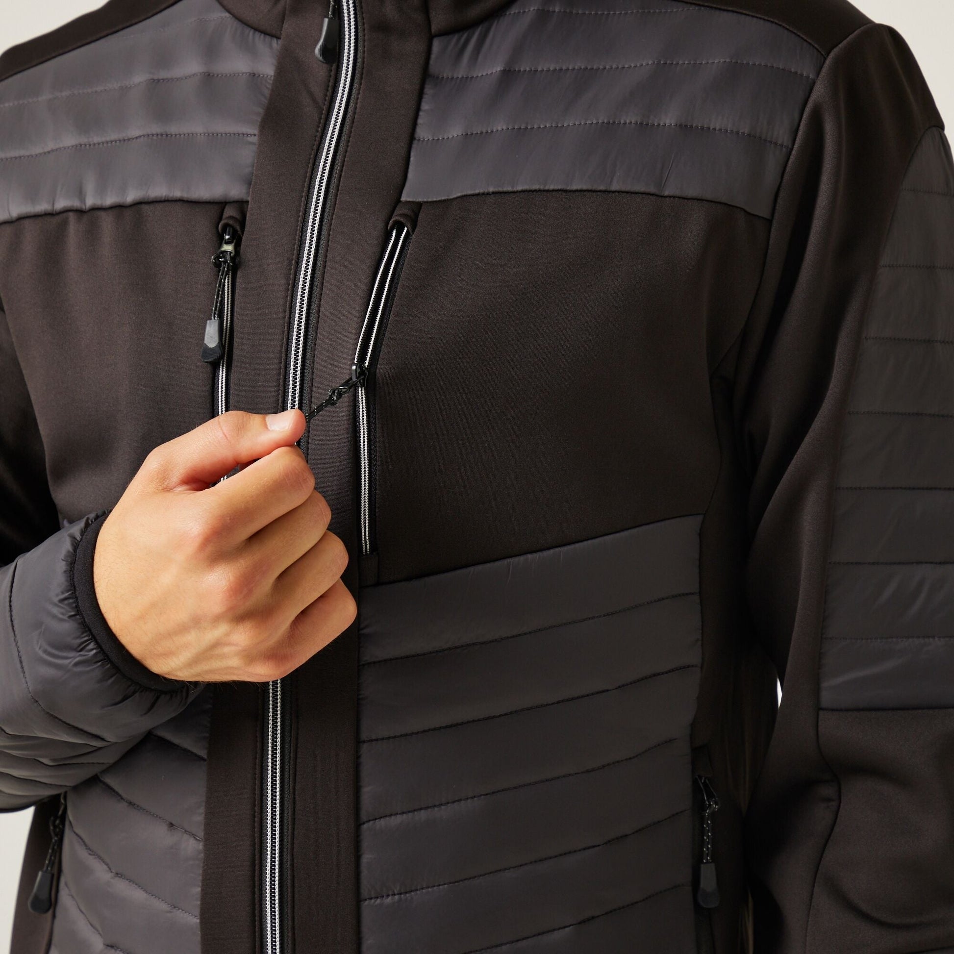 Regatta E-Volve Mens Thermal Hybrid Jacket | Lightweight | Insulated | 4 Colours | XS-3XL - Summer Jacket - Logo Free Clothing