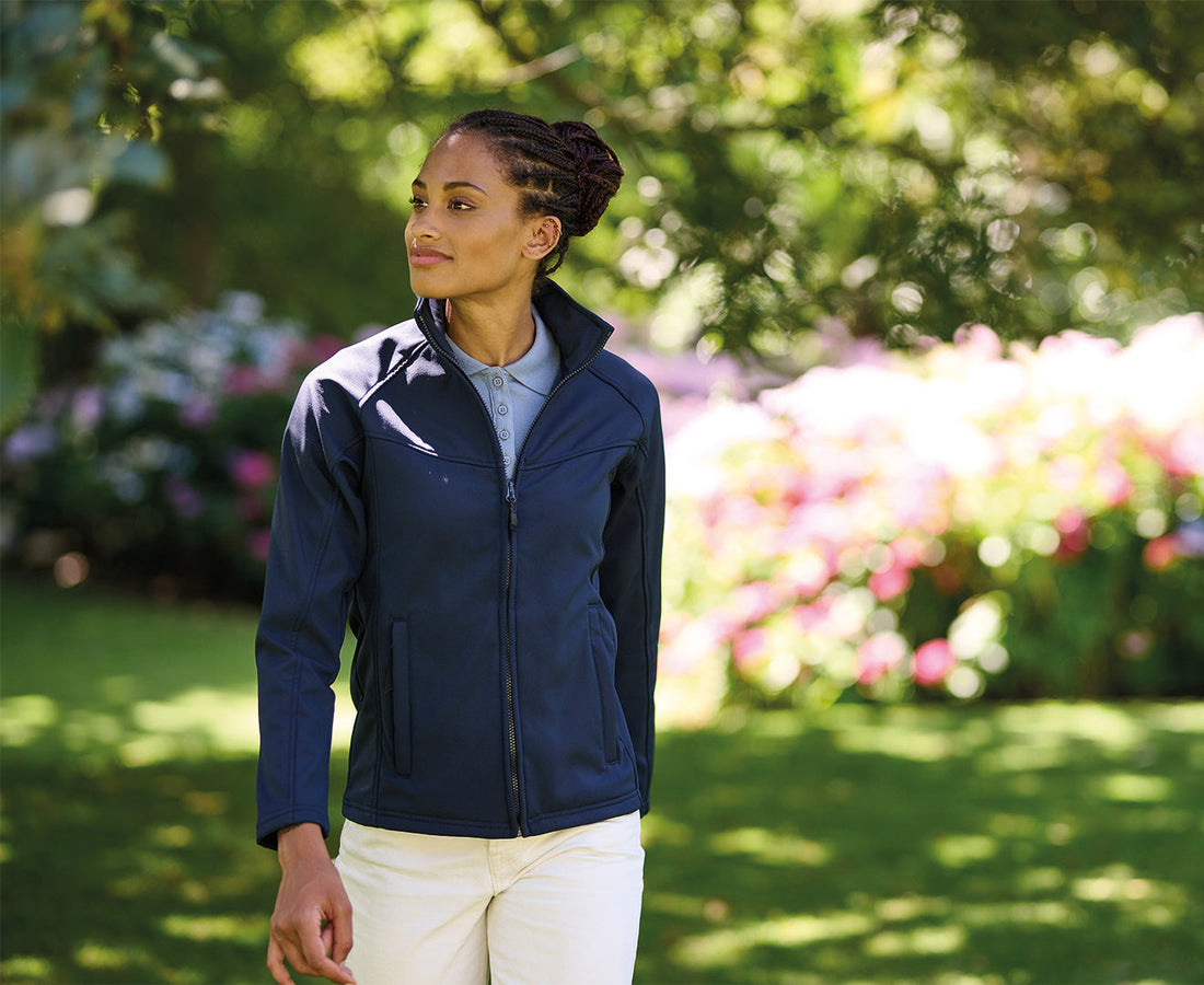 Regatta Uproar Ladies 2-Layer Softshell Jacket | Showerproof | Super Soft | 3 Colours | 8-20 - Summer Jacket - Logo Free Clothing