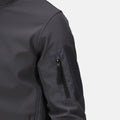 Regatta Arcola Mens 3-Layer Membrane Softshell Jacket | Waterproof | Black or Grey | S-3XL - Winter Jacket - Logo Free Clothing