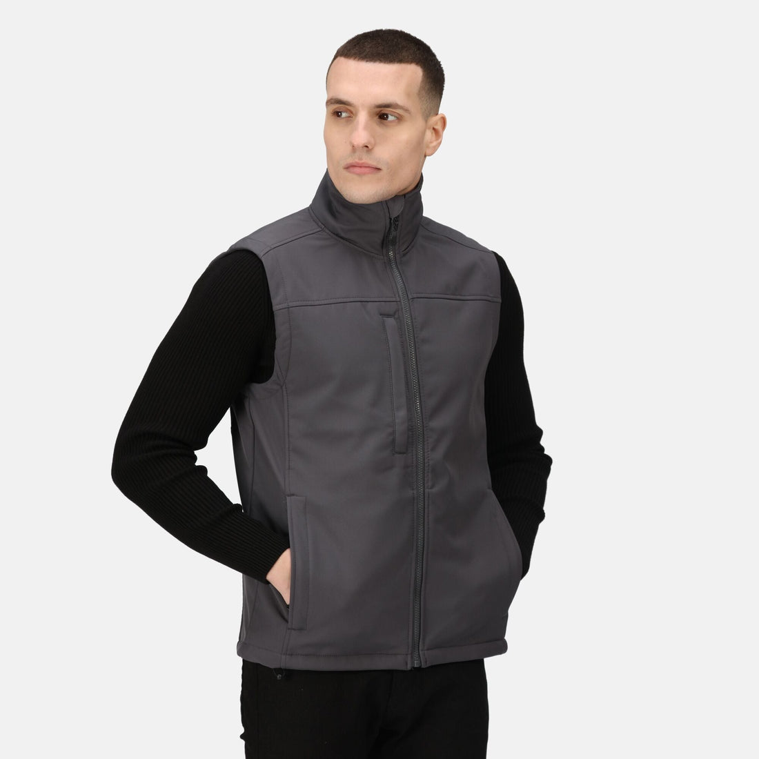 Regatta Professional | Flux Mens Softshell Bodywarmer | Logo Free Clothing