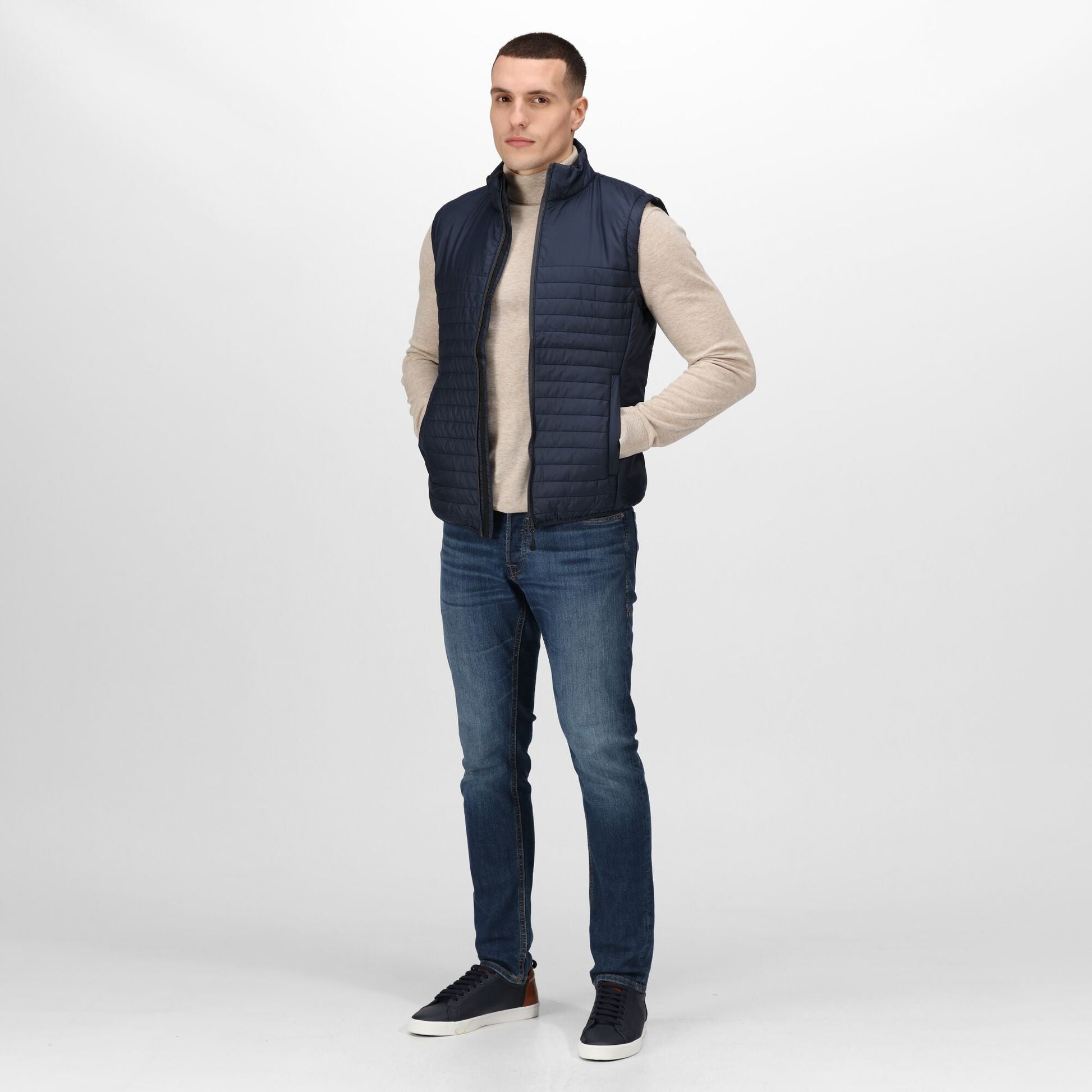 Regatta Honestly Made Mens Recycled Thermal Gilet | Insulated Body Warmer | Black or Navy | S-3XL - Gilet - Logo Free Clothing