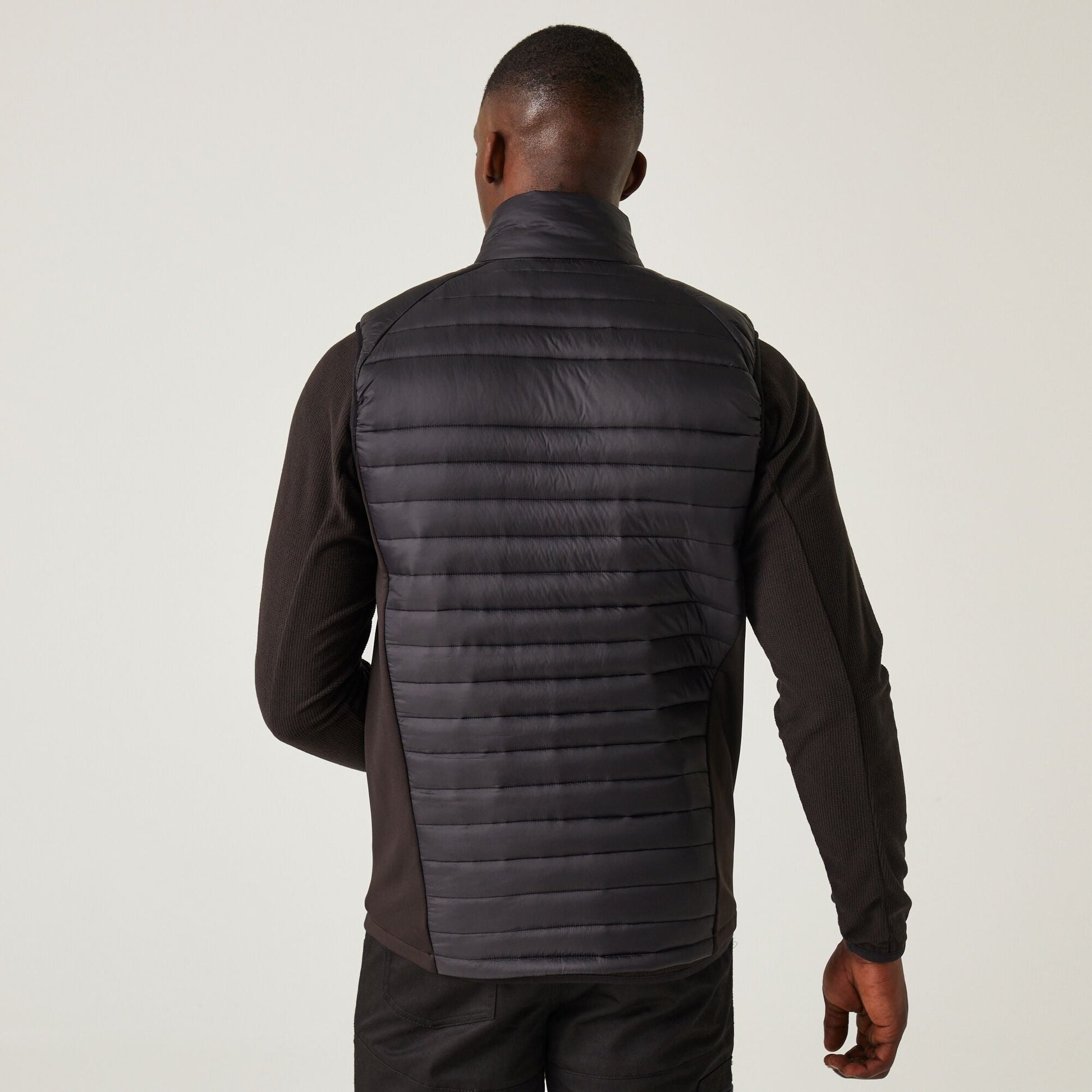 Regatta Navigate Mens Hybrid Gilet | Quilted Stretch Body Warmer | 7 Colours | S-3XL - Gilet - Logo Free Clothing
