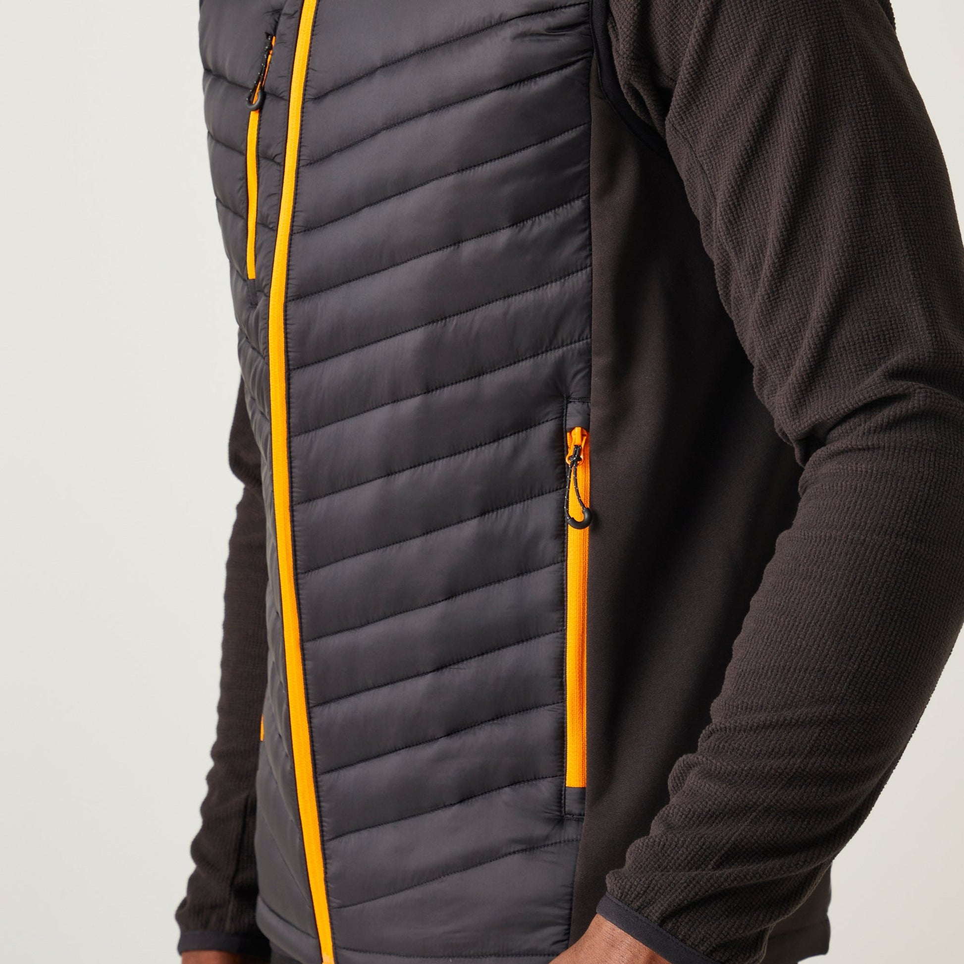Regatta Navigate Mens Hybrid Gilet | Quilted Stretch Body Warmer | 7 Colours | S-3XL - Gilet - Logo Free Clothing