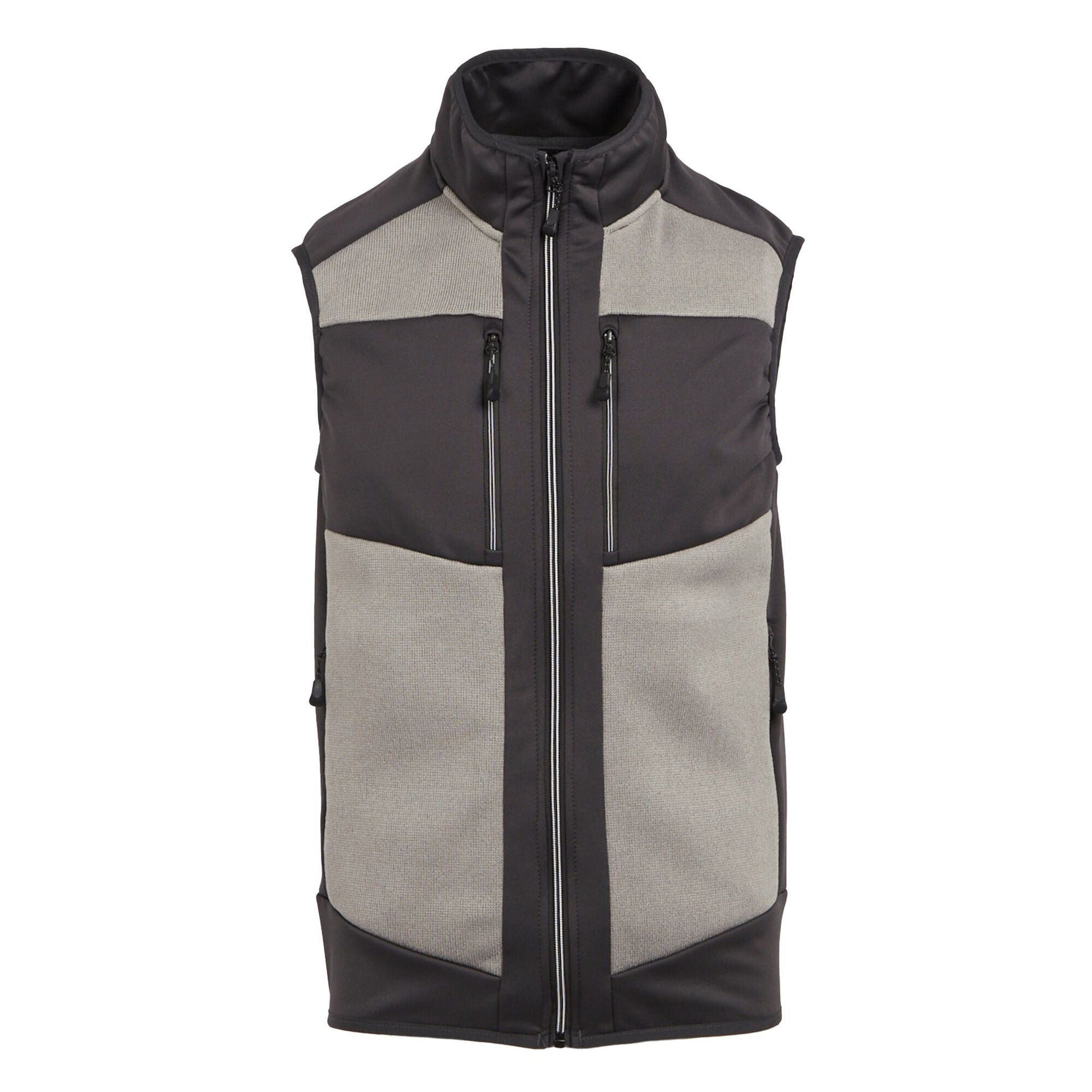 Regatta E-Volve Mens Knit Effect Stretch Gilet | Fleece Body Warmer | 4 Colours | XS-3XL - Gilet - Logo Free Clothing