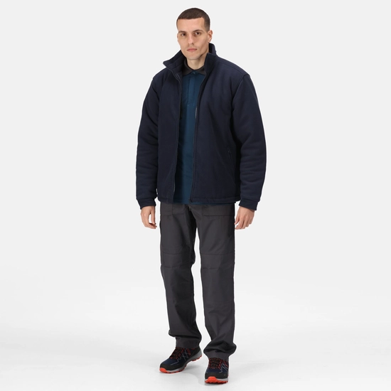 Regatta Asgard II Quilted Fleece | Mens Lightweight Zip Jacket | Black or Navy | S-3XL - Fleece - Logo Free Clothing