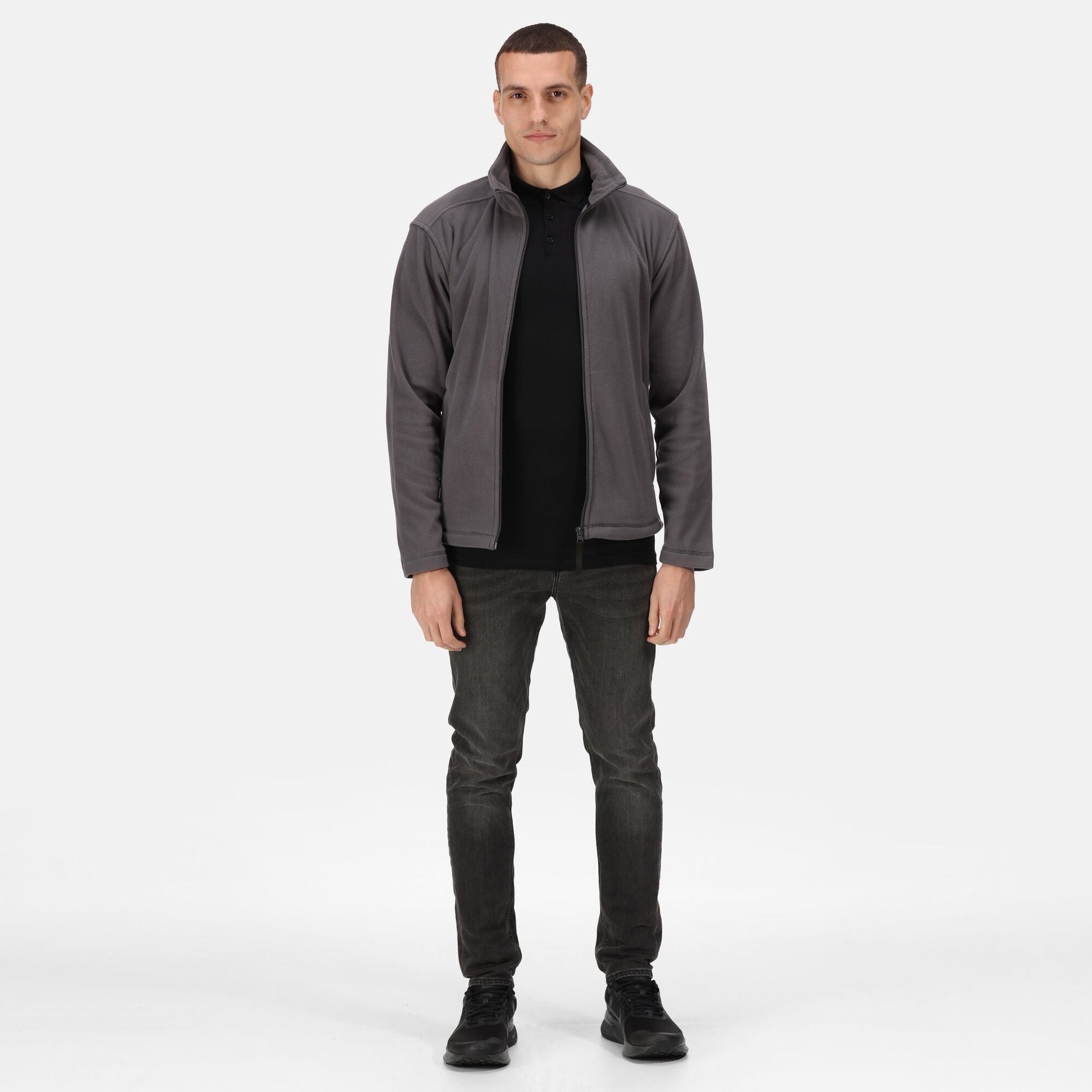 Regatta Micro Full Zip Mens Fleece | Lightweight | Wicking | 5 Colours | S-4XL - Fleece - Logo Free Clothing