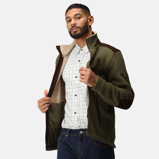 Regatta Faversham Full Zip Mens Sherpa Fleece | Super Heavyweight | 3 Colours | S-3XL - Fleece - Logo Free Clothing