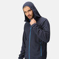 Regatta Navigate Full Zip Mens Fleece | Lightweight | Hooded | Stretch | 7 Colours | S-3XL - Fleece - Logo Free Clothing
