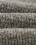 wax london men's Alban - Grey Marl Mohair Blend Cardigan