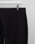 wax london men's Alp - Black Seersucker Trousers