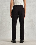 wax london men's Alp - Black Seersucker Trousers