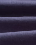 wax london men's Alp - Mid-Blue Linen Trousers