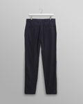 wax london men's Alp - Midnight Navy Linen Trousers