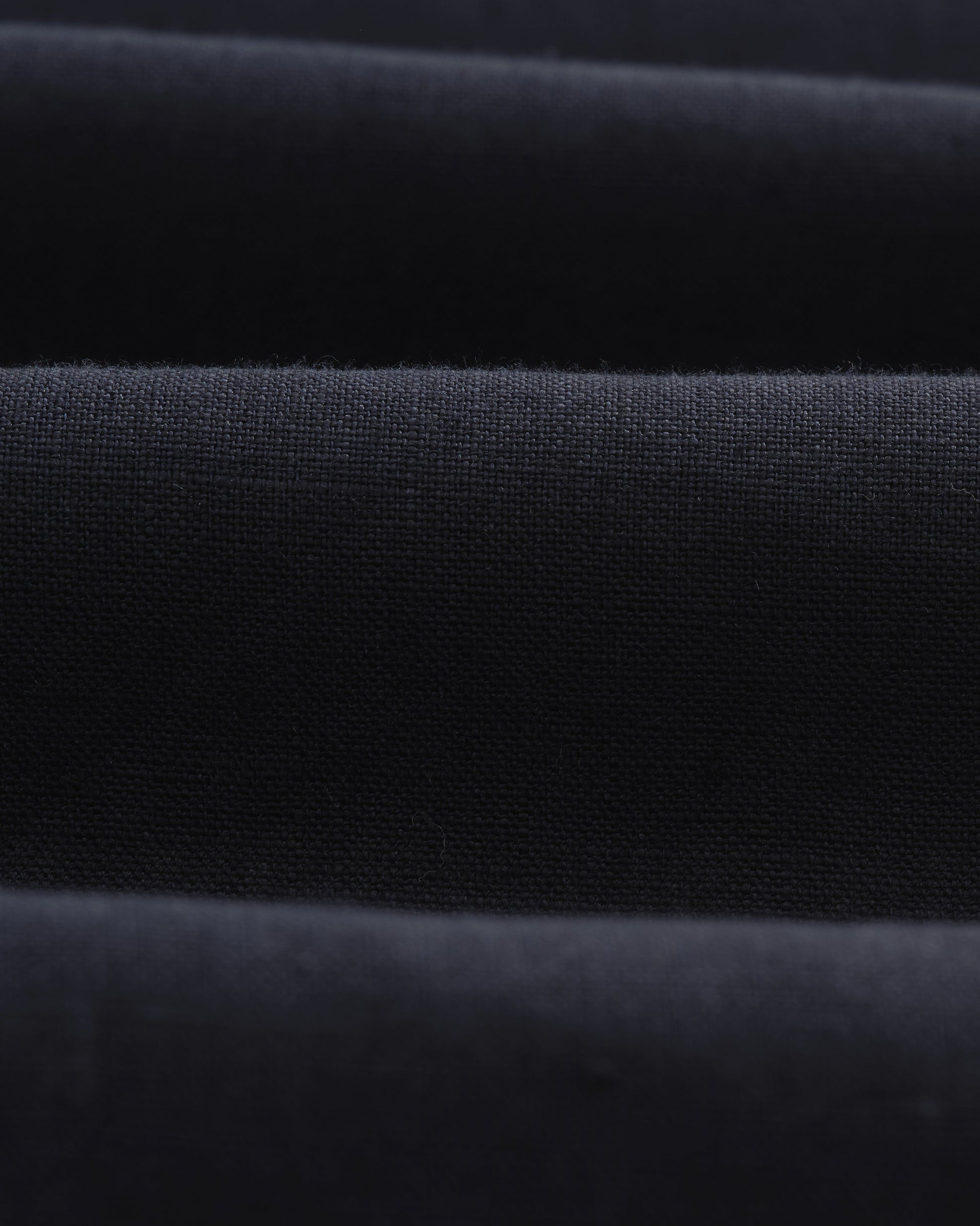wax london men's Alp - Midnight Navy Linen Trousers