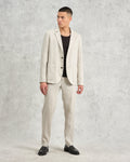wax london men's Alp - Natural Linen Trousers