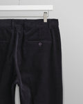 wax london men's Alp - Navy Corduroy Trousers