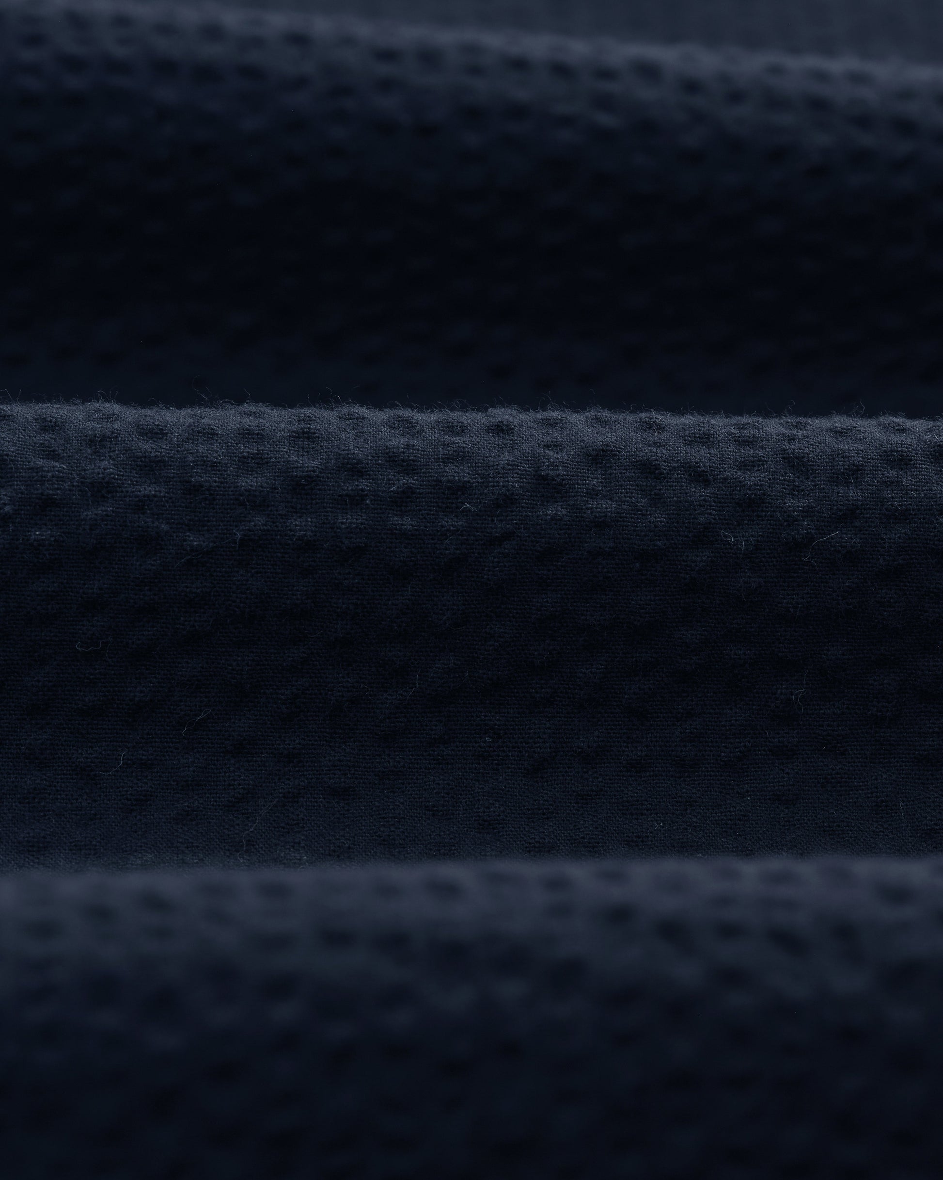 wax london men's Alp - Navy Seersucker Trousers