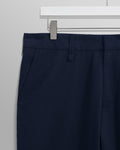 wax london men's Alp - Navy Seersucker Trousers