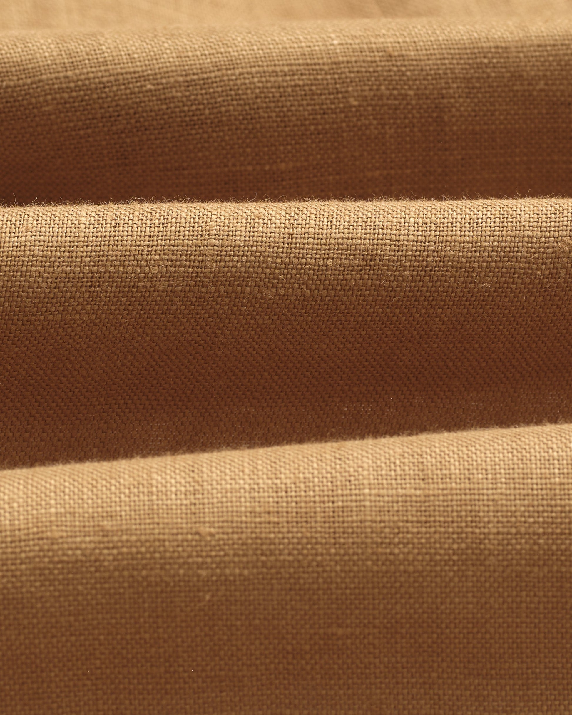 wax london men's Alp - Tan Linen Trousers
