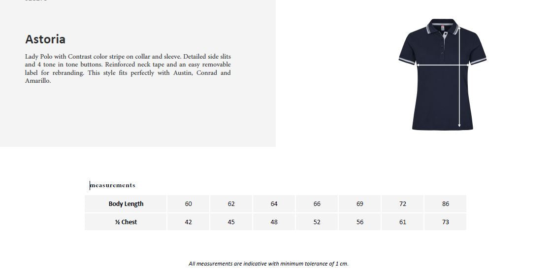 Clique Astoria Ladies Polo Shirt | Pique Cotton Polo | Contrast Stripes | 4 Colours | XS-2XL - Polo Shirt - Logo Free Clothing