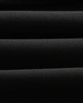 wax london men's Aubyn - Black Wool Blend Twill Pleated Trousers