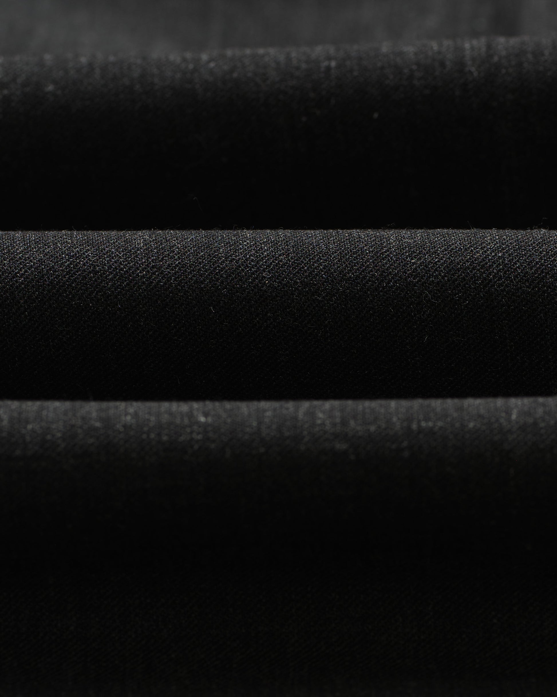 wax london men's Aubyn - Charcoal Wool Blend Twill Pleated Trousers