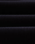wax london men's Aubyn - Navy Soft Corduroy Pleated Trousers