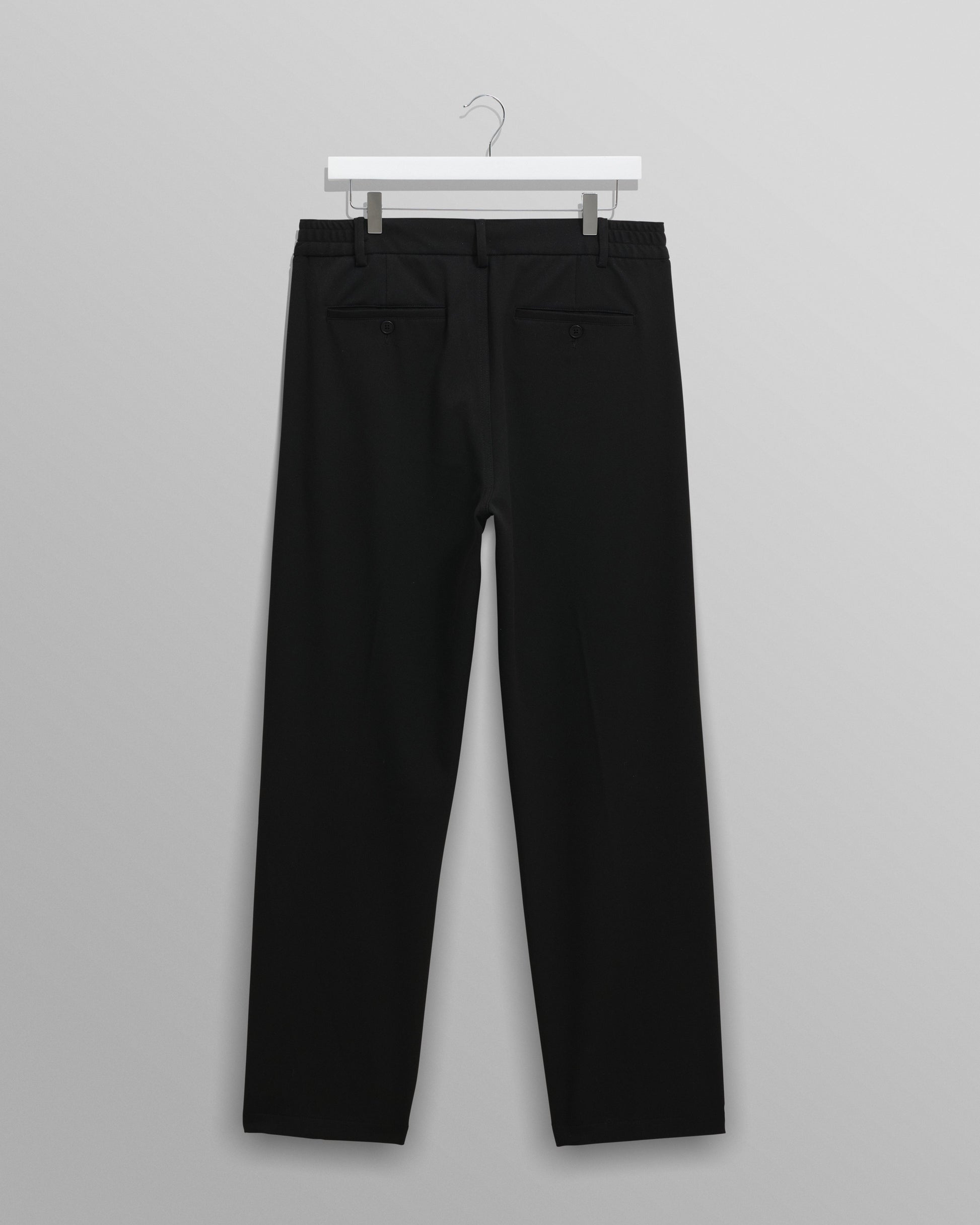 wax london men's Bayham - Black Viscose Trousers