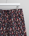 wax london men's Brockwell - Black Geometric Logo Swim Shorts